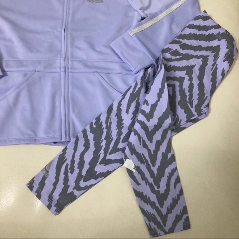 Adidas New Super Stylish Cute Leopard Pants Jacket set 4034 - Picture 6 of 6